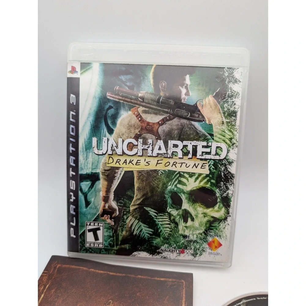 Uncharted: Drake's Fortune (Sony PlayStation 3, 2007) PS3 Reg Card Complete PS3
